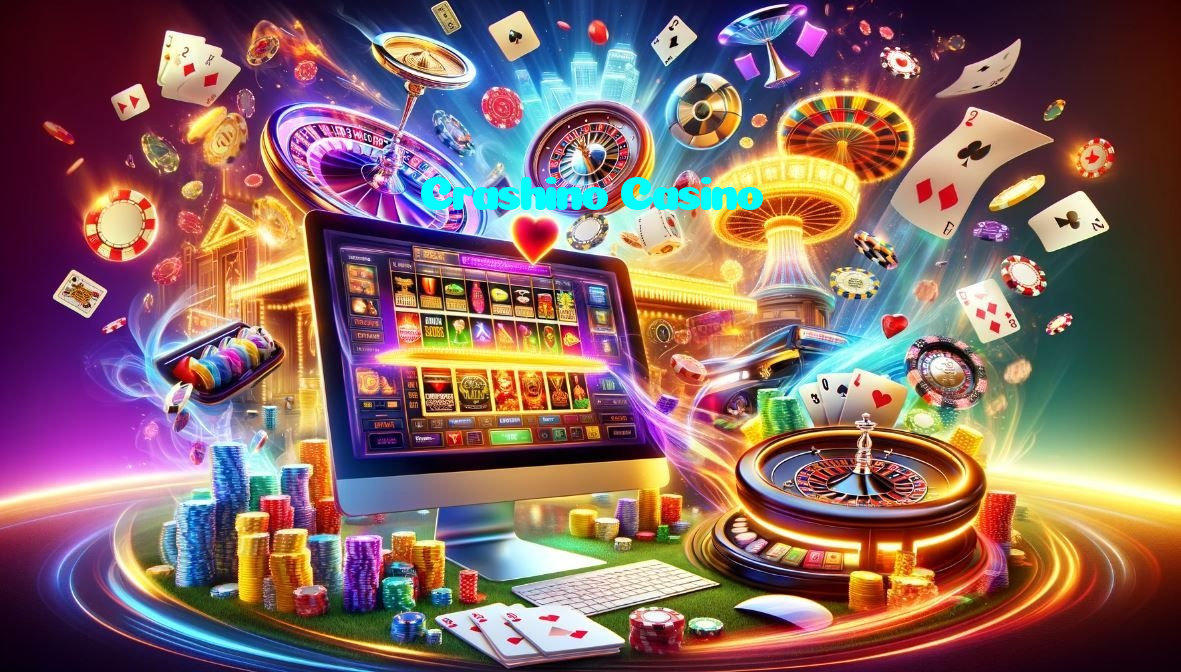 Crashino Casino casino presented on mobile device in Pakistan with slots and live games
